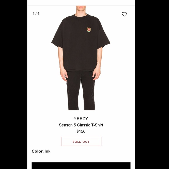 yeezy season 5 shirt